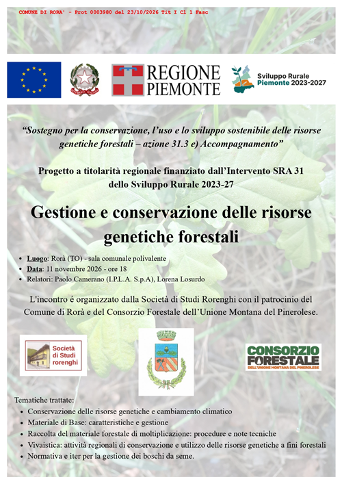 Gestione e conservazione delle risorse genetiche forestali
